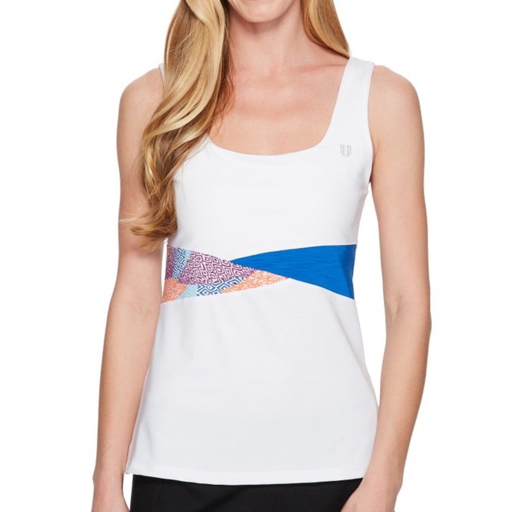 Eleven by Venus Williams aztec collection drill tank top size S